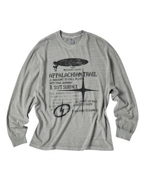 리즌 트레일 피그먼트 롱 슬리브 고스트 그레이