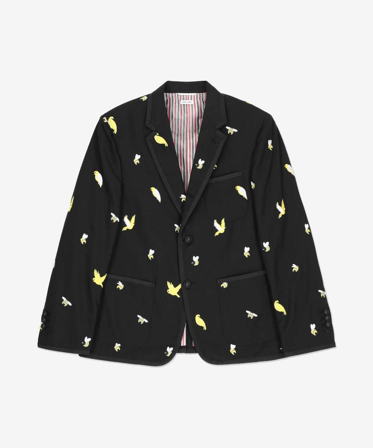 톰 브라운(THOM BROWNE) 애로우 앤 비스 재킷 - 블랙 / MJC010EE0319001