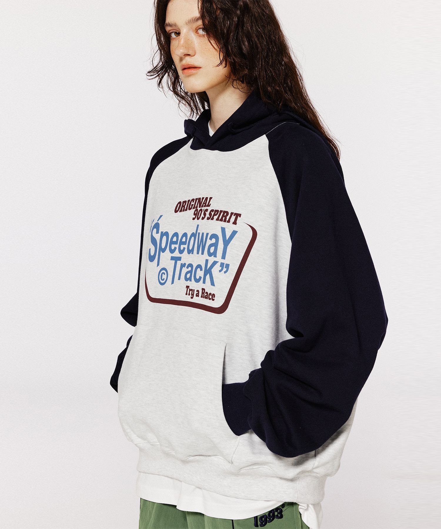 MUSINSA | 1993STUDIO Speedway hood_light gray