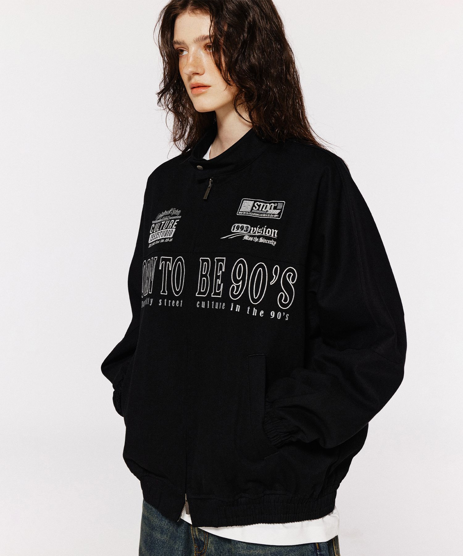 MUSINSA公式 | 1993STUDIO ヴィンテージコットンツイルバイカー