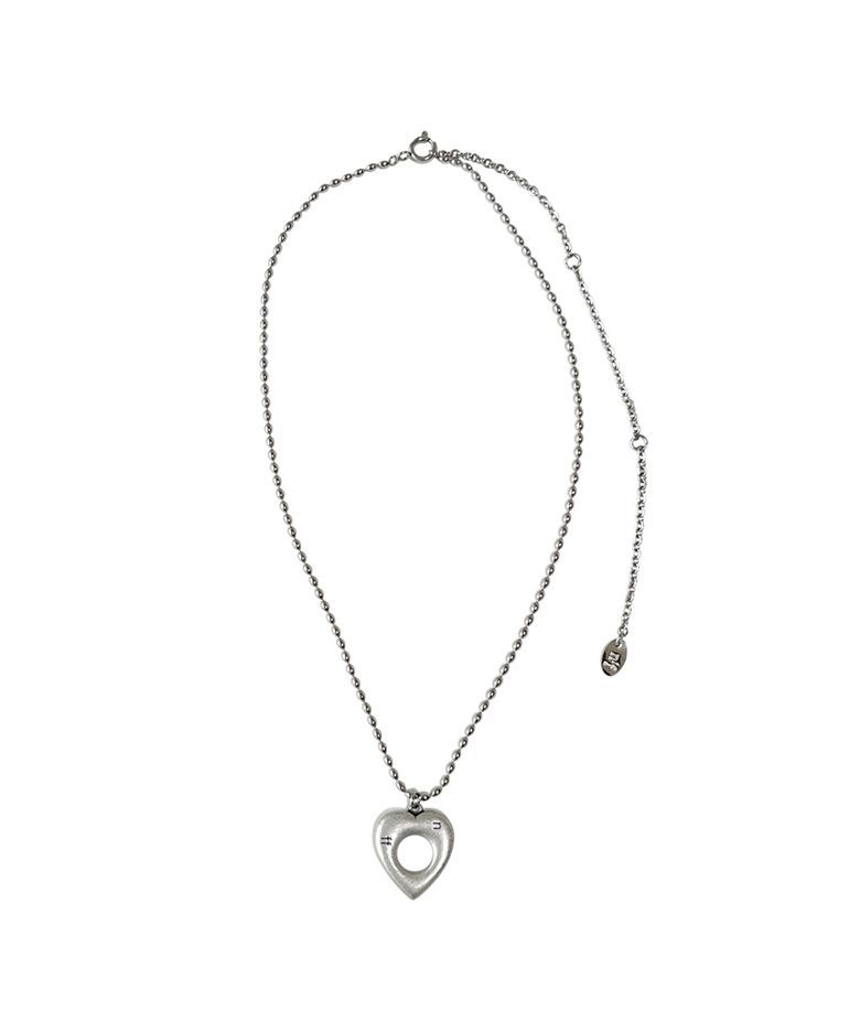 heart hole necklace