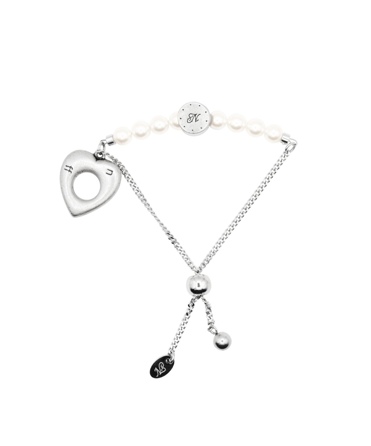 엔프프(NFF) heart pearl bracelet