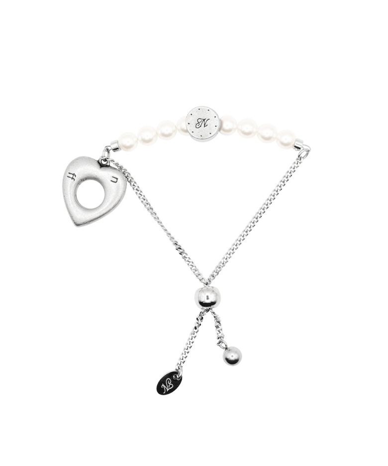 heart pearl bracelet