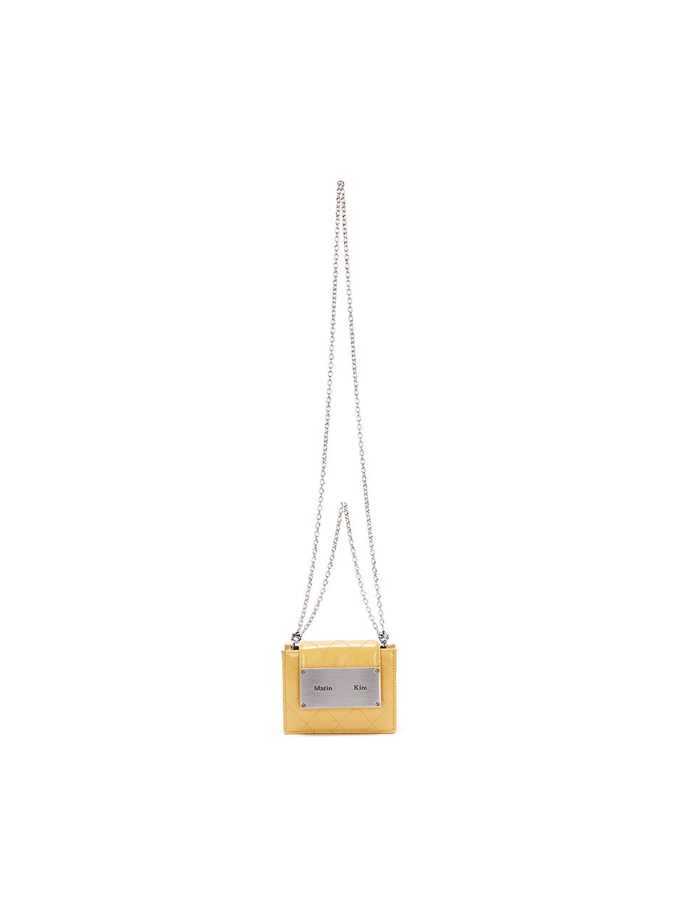 MUSINSA公式 | MATIN KIM QUILTING ACCORDION MINI BAG IN MUSTARD
