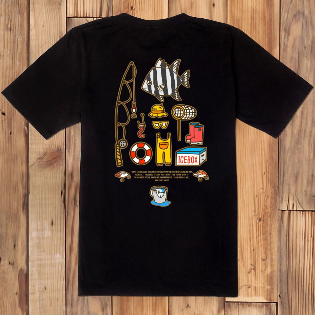 돌돌(DOLDOL) FICO_tshirts-237 익스트림 낚시 브랜드 피코 시즌2 캐릭터 그래픽 디자인 티셔츠