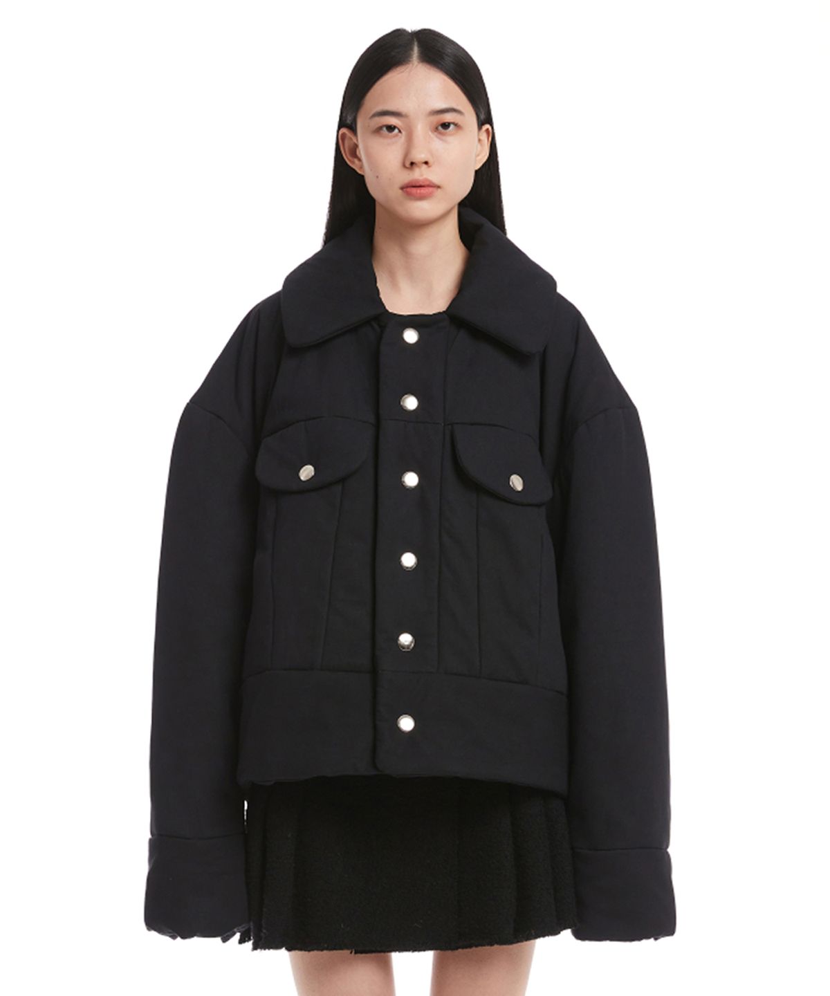 트렁크프로젝트(TRUNK PROJECT) Black Padded Jacket