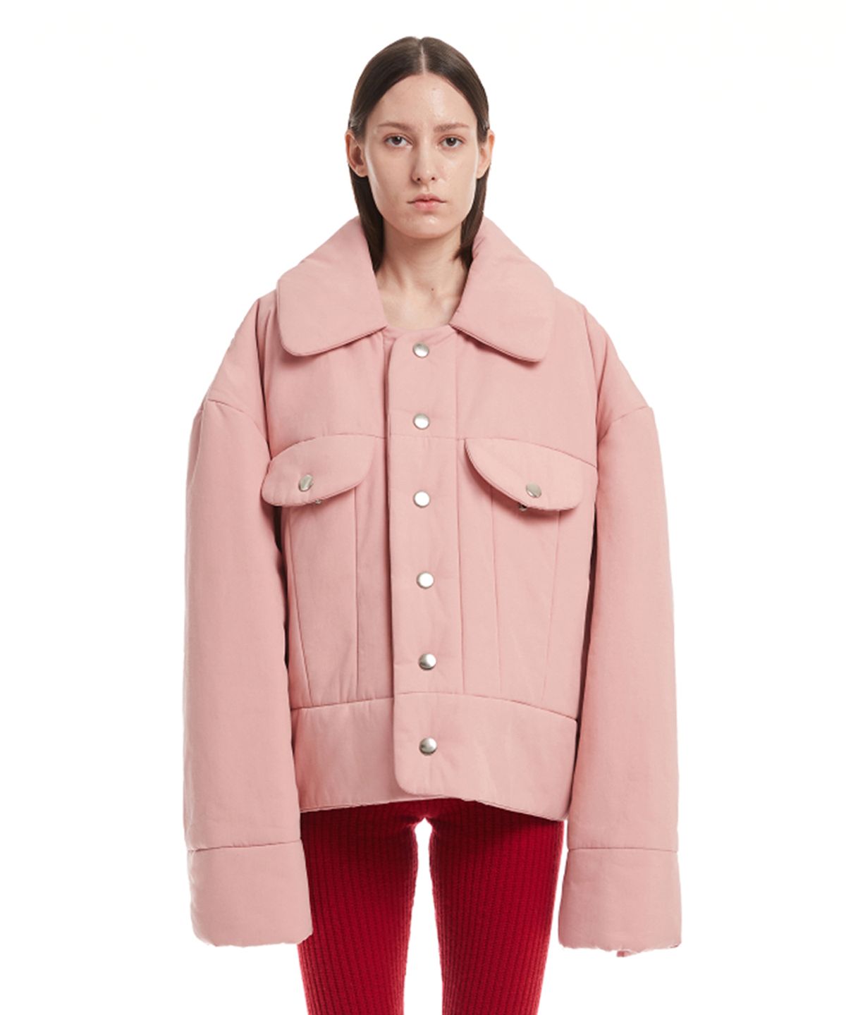 트렁크프로젝트(TRUNK PROJECT) Pink Padded Jacket