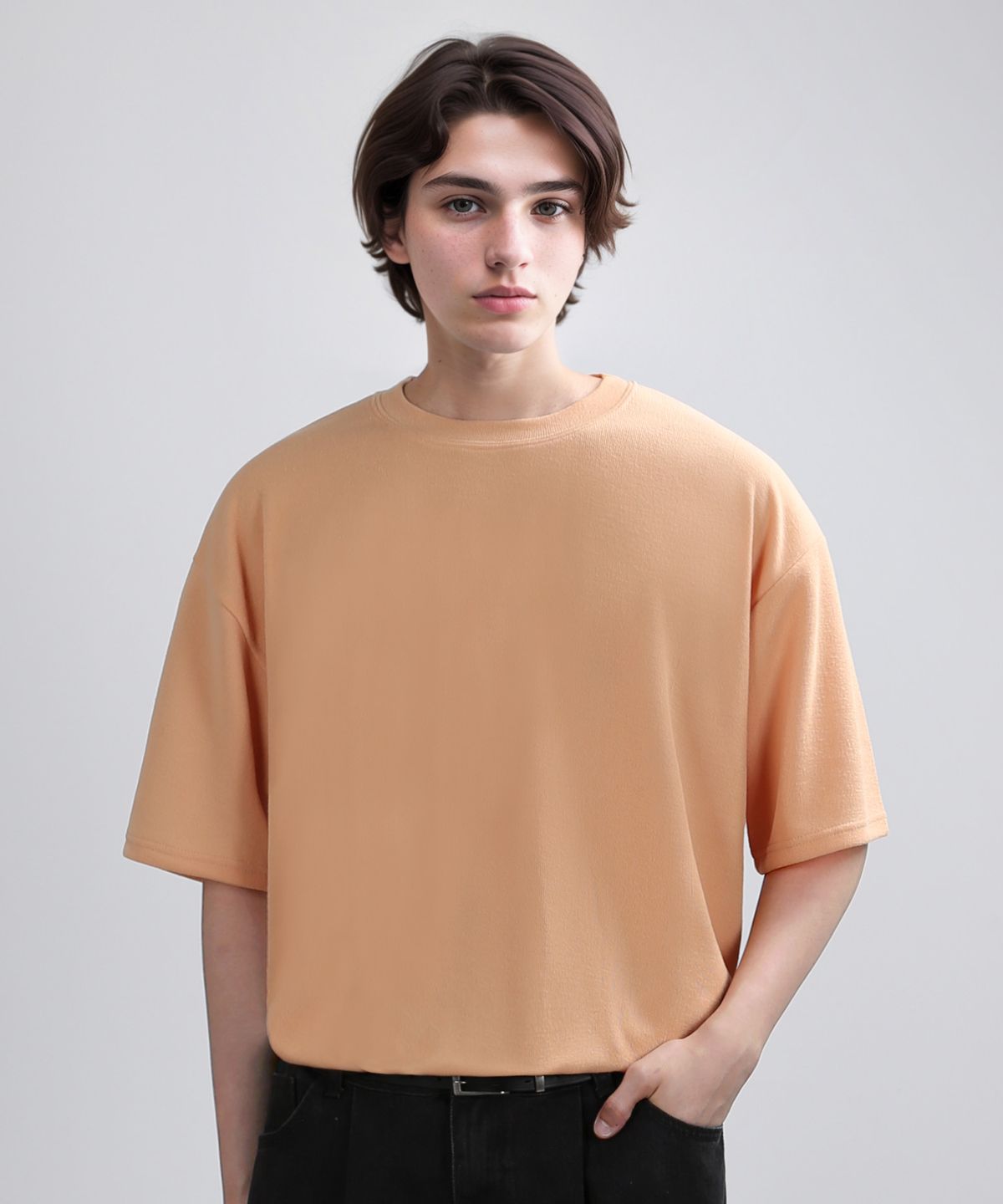 베리베인(VERYVAIN) KNIT TEX OVER SLEEVE (CORAL)