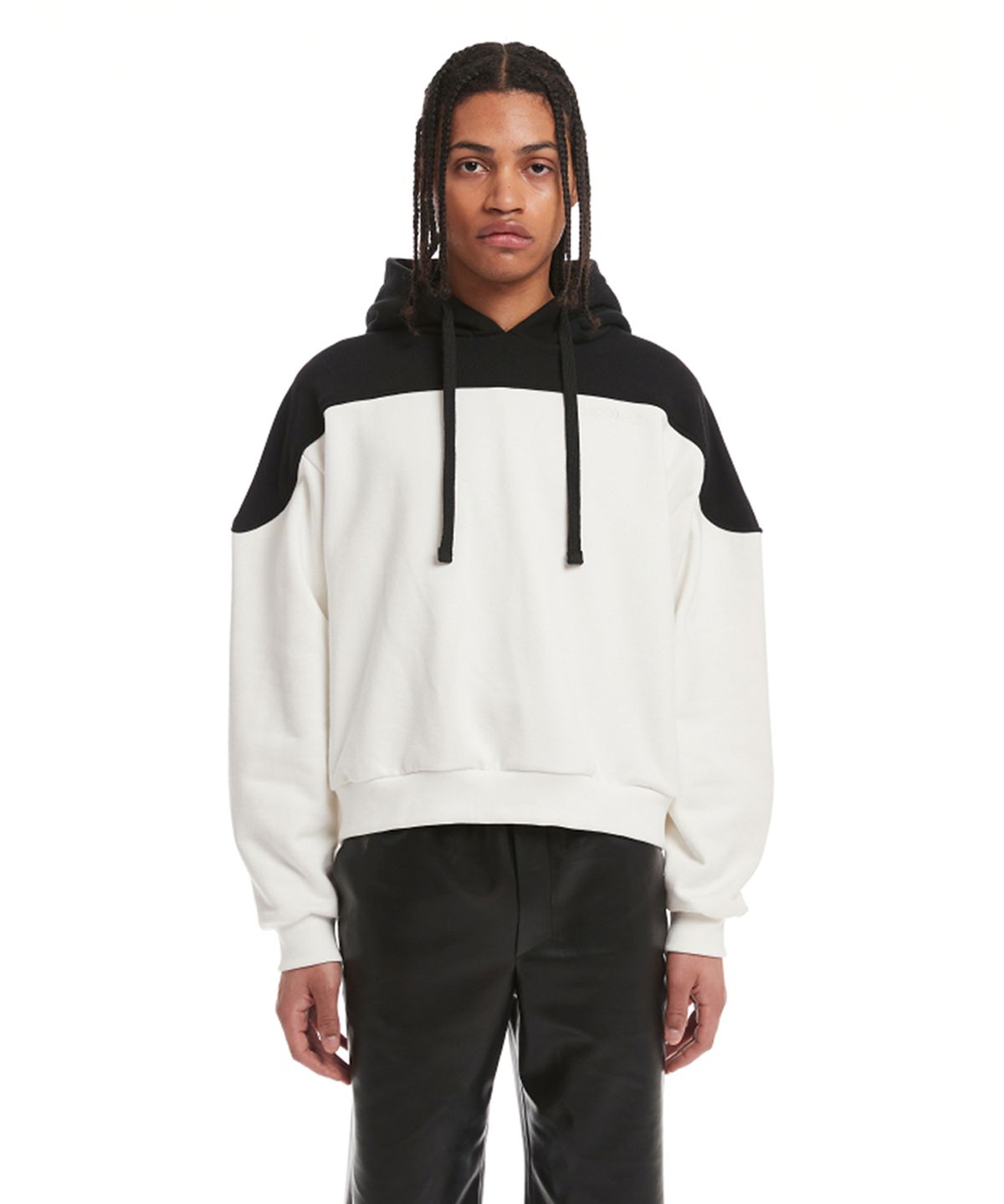 트렁크프로젝트(TRUNK PROJECT) White Paneled Hoodie