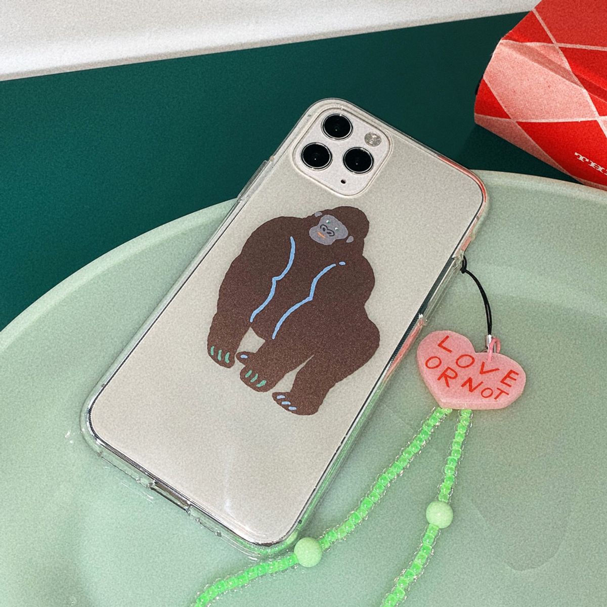 러브오낫(LOVE OR NOT) Gorilla Clear Jell-Hard Phonecase 젤하드케이스