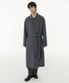 울 블렌드 맥시 발마칸 로브 코트 [미디엄 그레이]