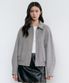 우먼즈 울 블렌드 블루종 재킷 [그레이]