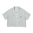 토코토코 스트라이프 셔츠 GREEN (WOMAN)
