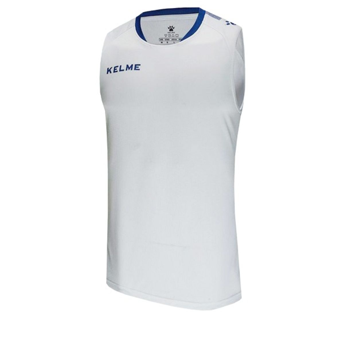 켈미(KELME) 3891061 성인 트레이닝 조끼 화이트/로얄 블루
