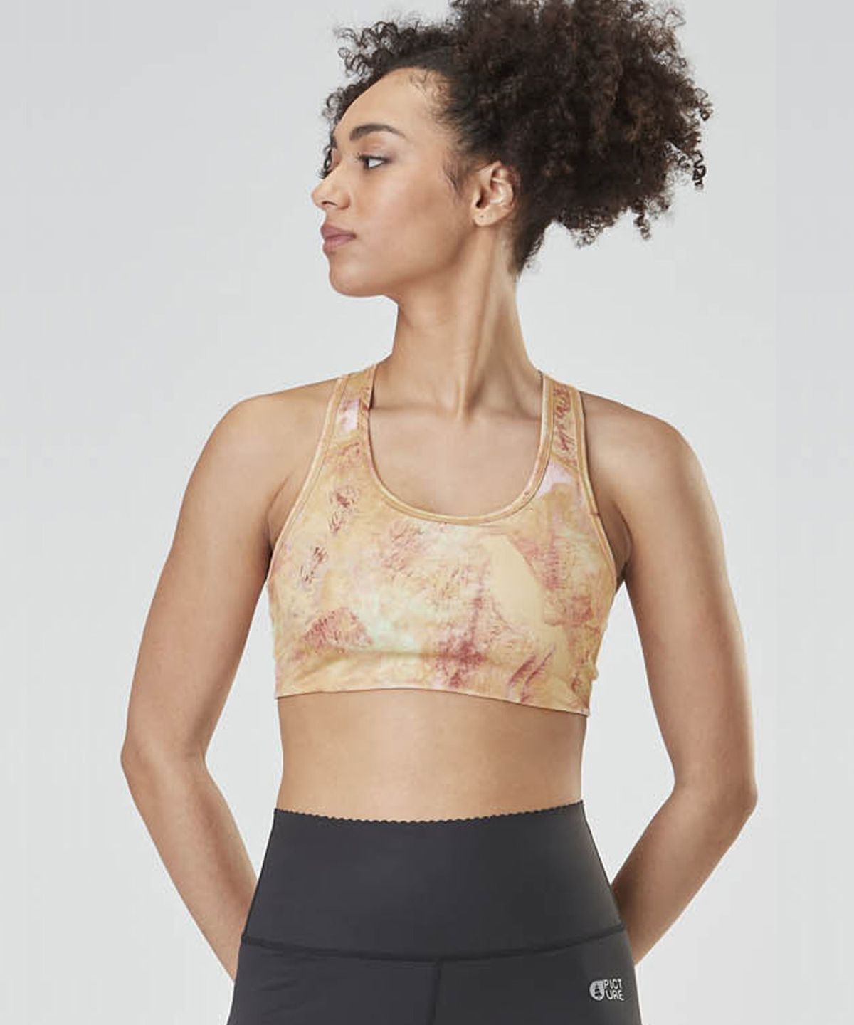 픽쳐오가닉클로딩(PICTURE ORGANIC CLOTHING) 아바사 테크 브라탑 (지올로지크림 프린트)