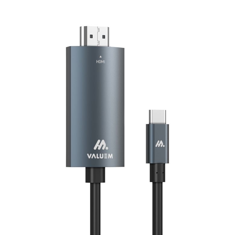 4K C to HDMI 미러링 모니터 TV 화면 확장 케이블