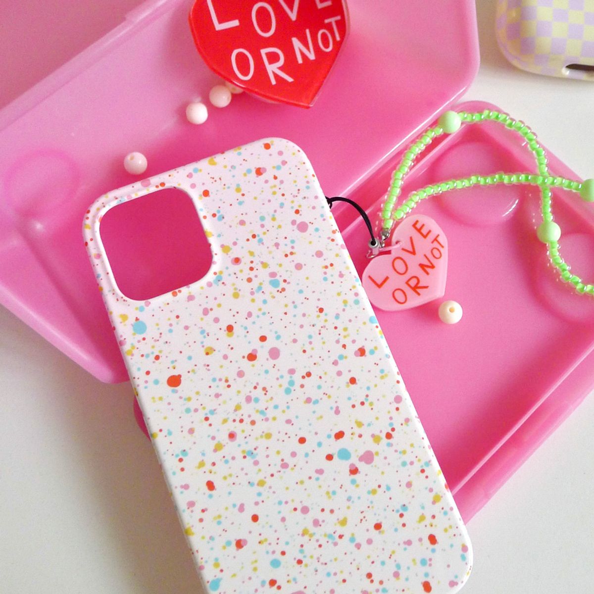 러브오낫(LOVE OR NOT) [무광]Candy Spray Phonecase  하드폰케이스
