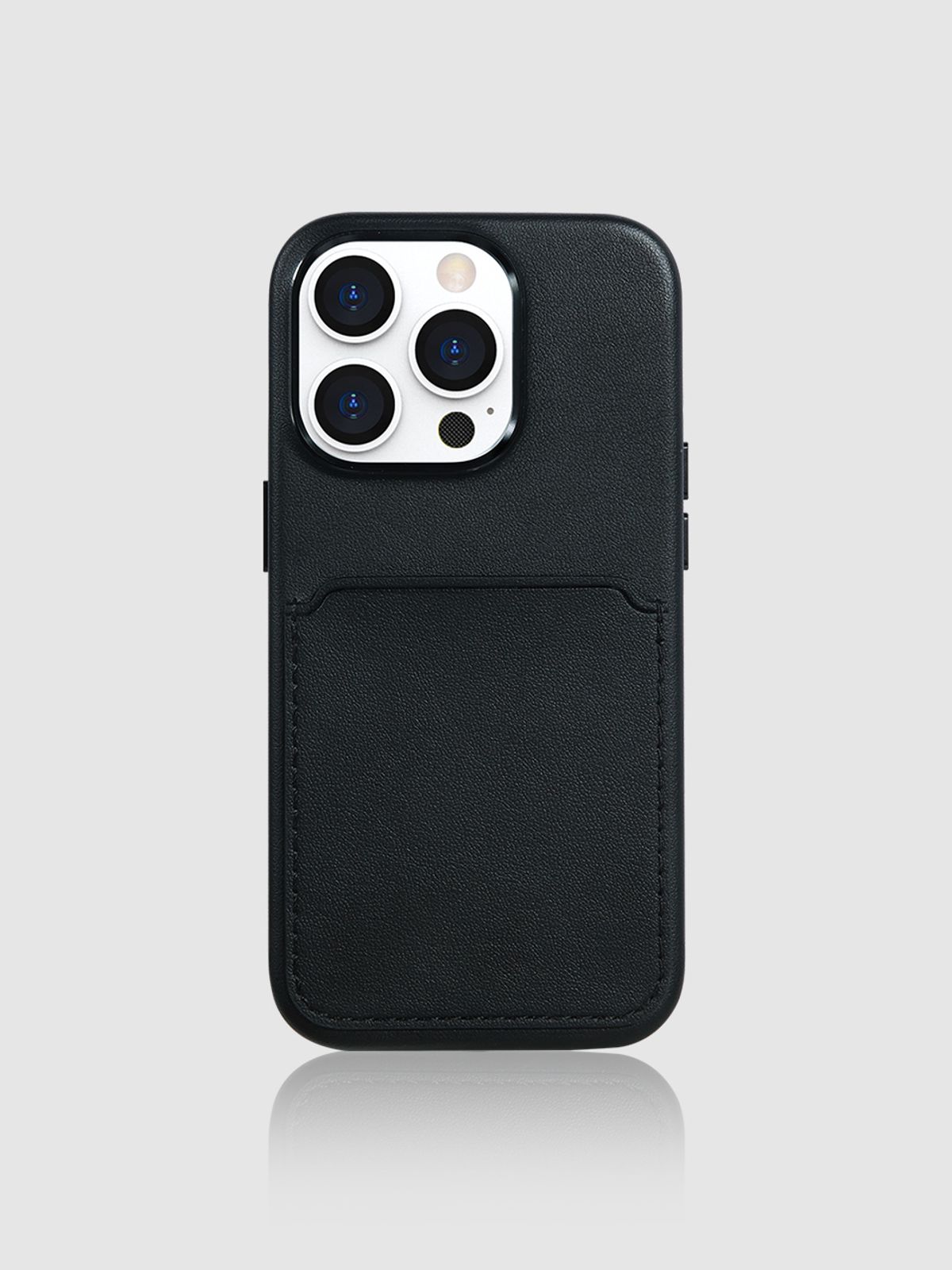 디자인스킨(DESIGNSKIN) 풀커버 카드 포켓 케이스-블랙