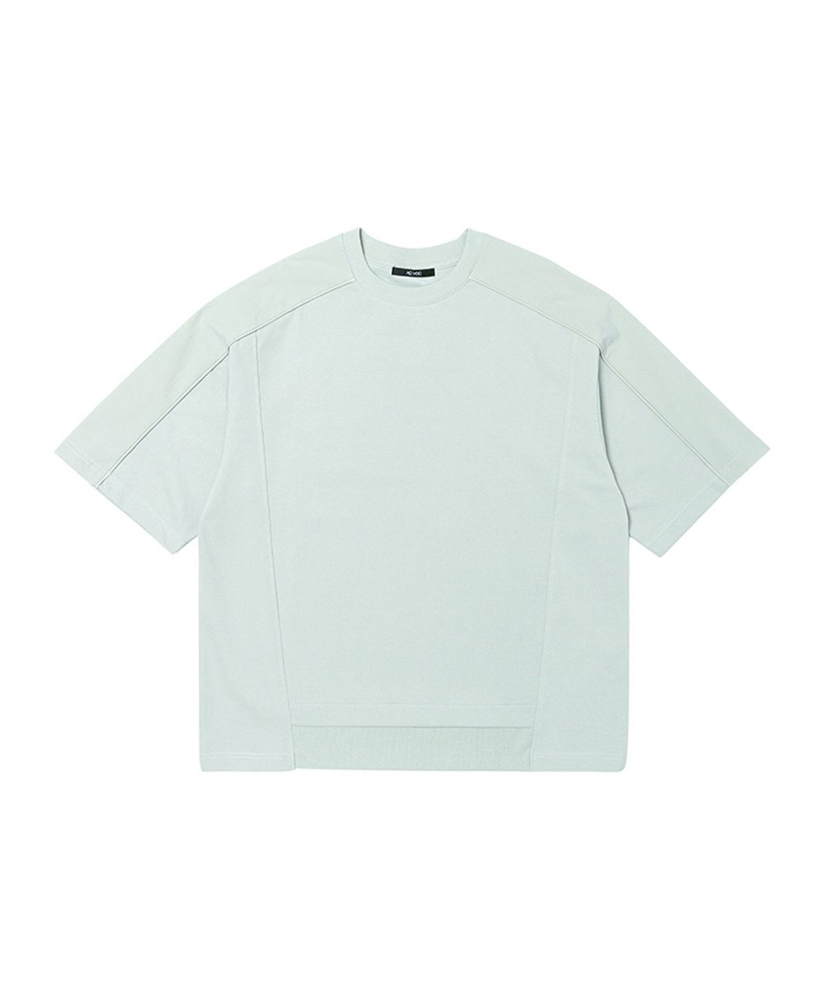 애드호크(ADHOC) 남성 절개라인 화섬 배색 탑 (LT-GREEN) (HZ7ST10-67)