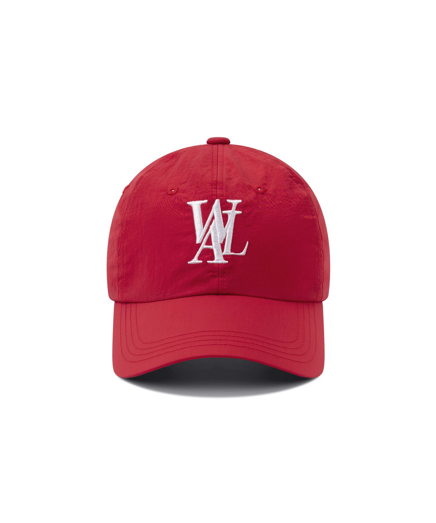 キャップ WOOALONG Signature Nylon Ball Cap White Logo RED WL232WCA01 MUSINSA | WOOALONG Signature Nylon Ball Cap (White Logo) - RED