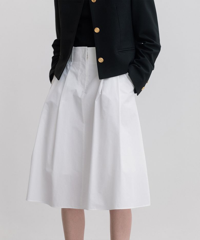 belted hoolskirt (white)