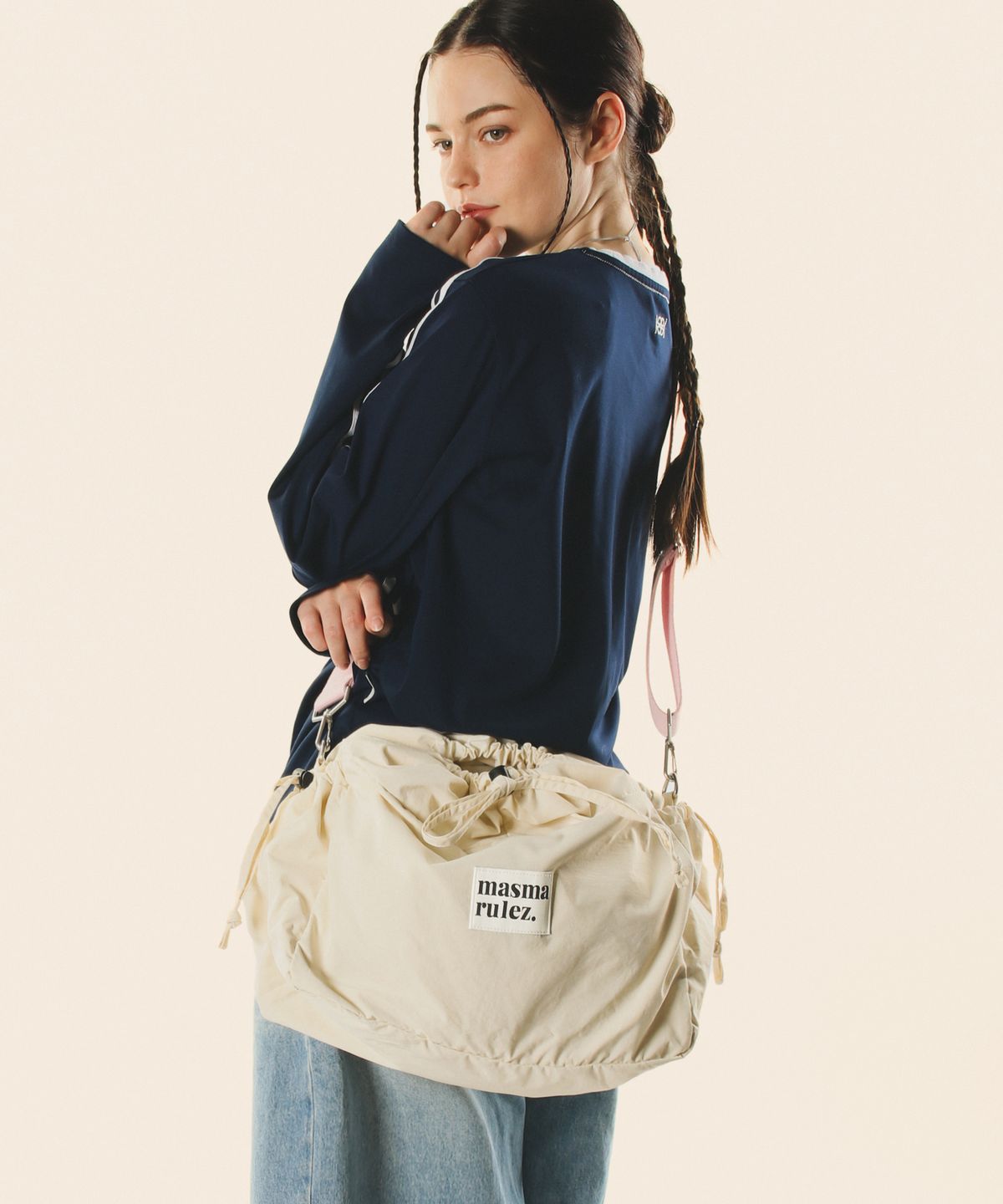 마스마룰즈(MASMARULEZ) Daily string bobu bag _ butter cream
