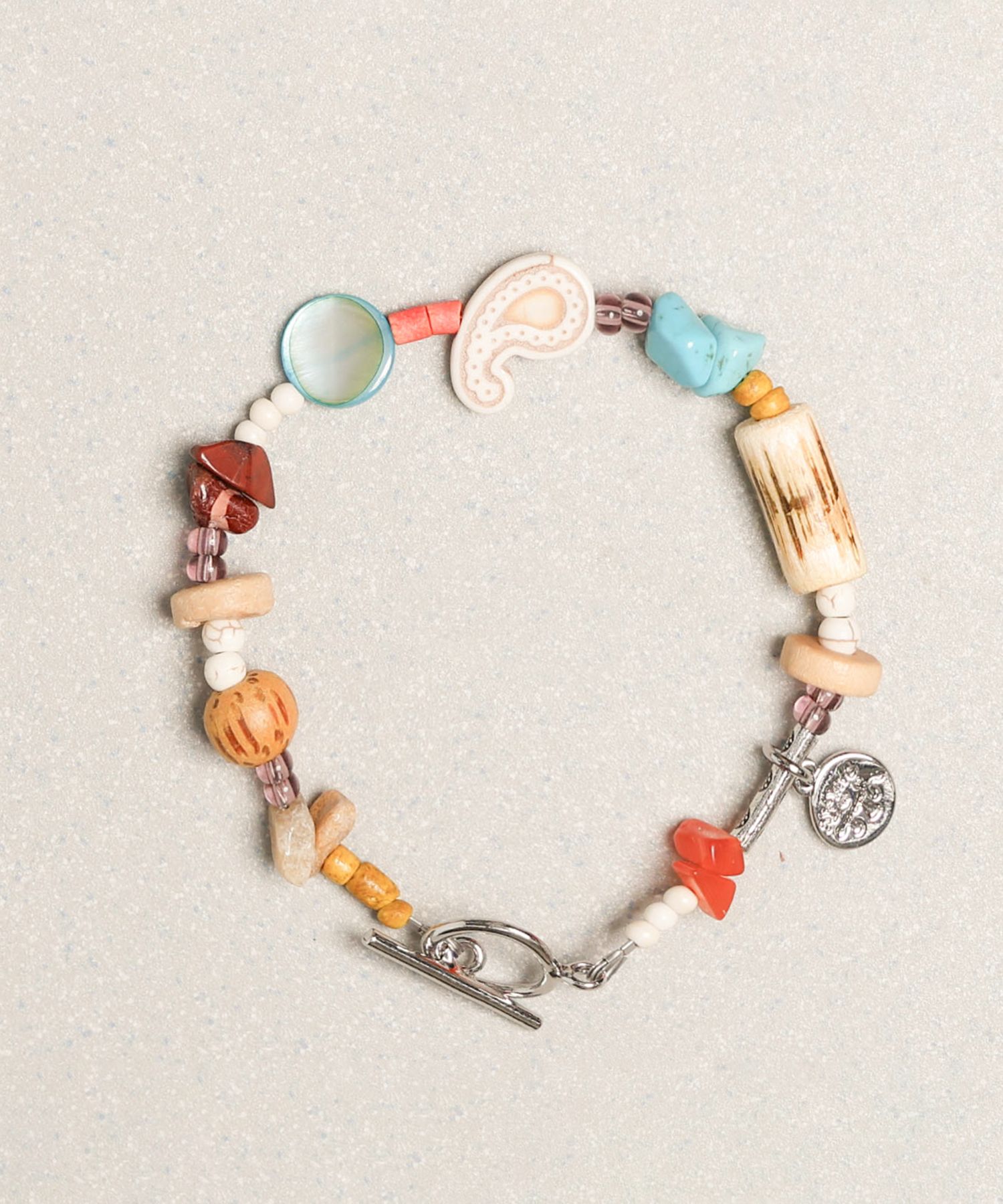 【韓国のみ】 Towtow.archive Paisley Symbol Bracelet MUSINSA | TOWTOW ARCHIVE Paisley Symbol Bracelet Ivory