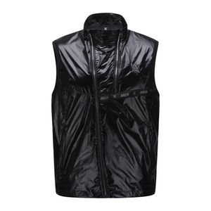 MEN A DIAGONAL LINE ZIPPER POINT VEST_BK