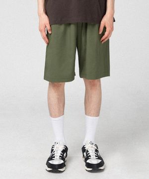 코튼 밴딩 반바지 - KAKI