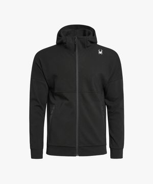 공용 액티브 루즈핏 셋업 후드 집업 SPHFCNFT111UBLK