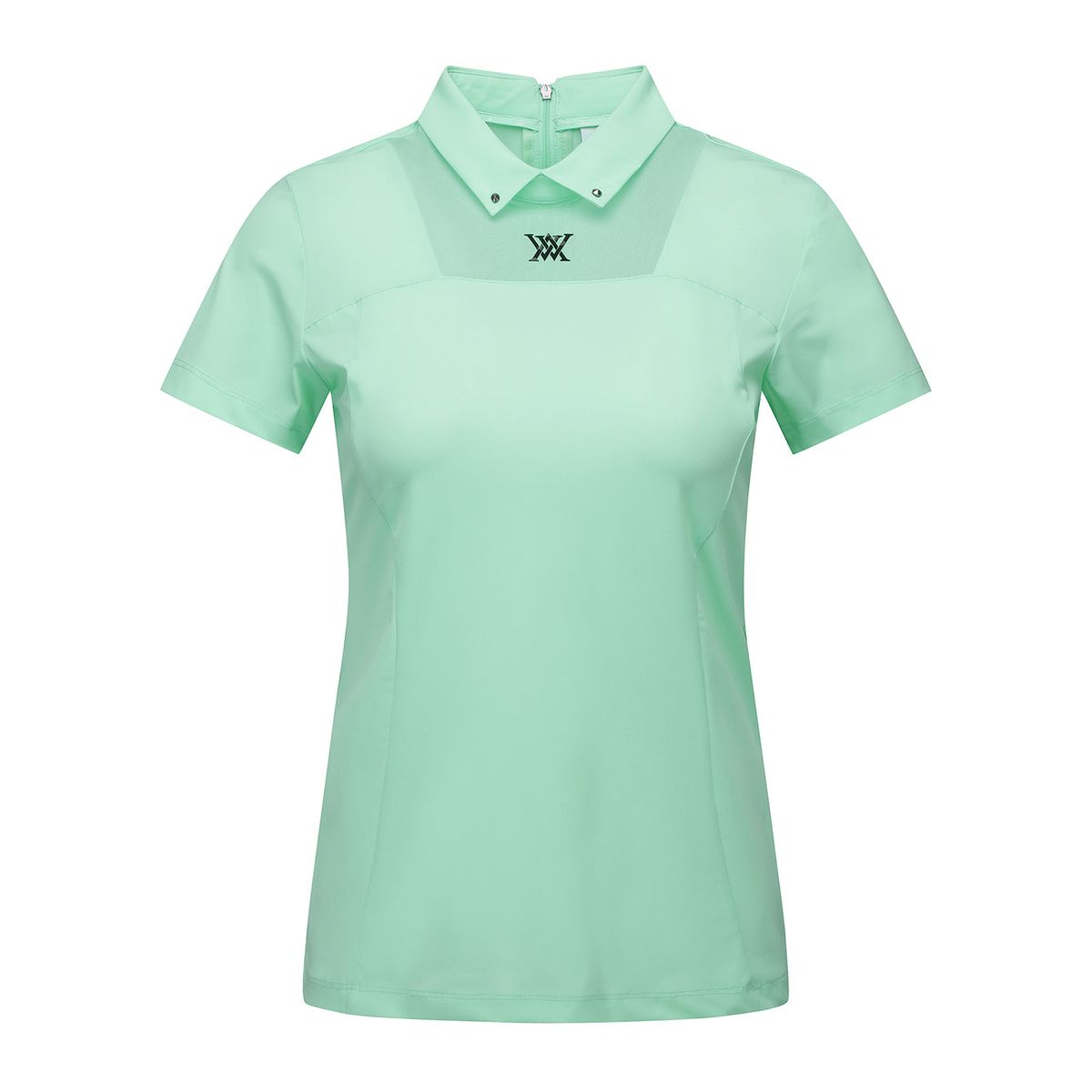 어뉴골프(ANEW GOLF) WOMEN MASH BLOCK POINT SHORT T-SHIRT_LN