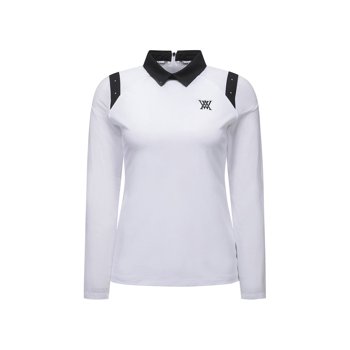 어뉴골프(ANEW GOLF) WOMEN SHOULDER POINT LONG T-SHIRT_WH