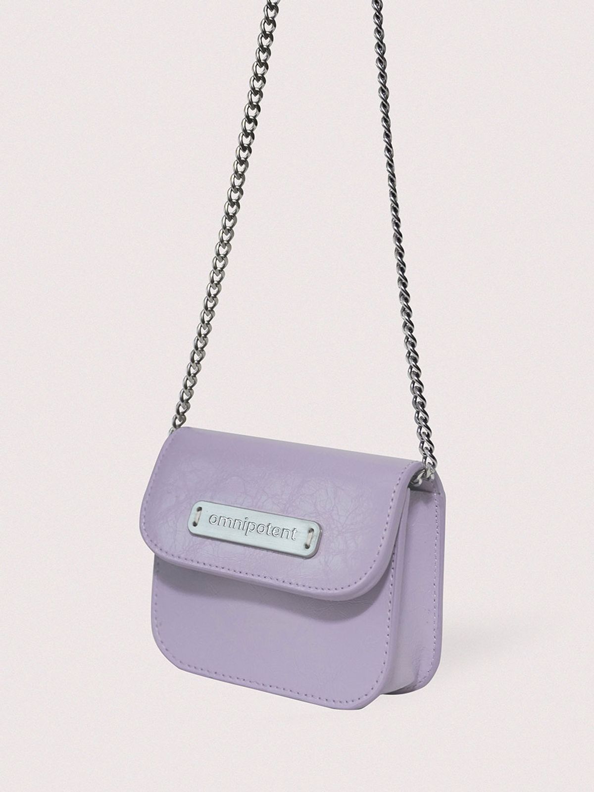 옴니포턴트(OMNIPOTENT) pin wallet bag [lilac]
