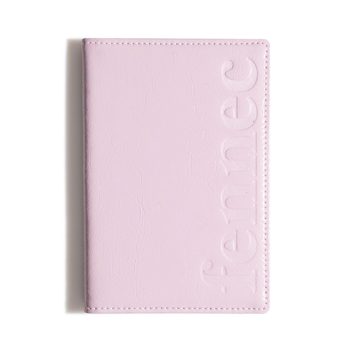 페넥(FENNEC) CRINKLE PASSPORT CASE - LIGHT PINK