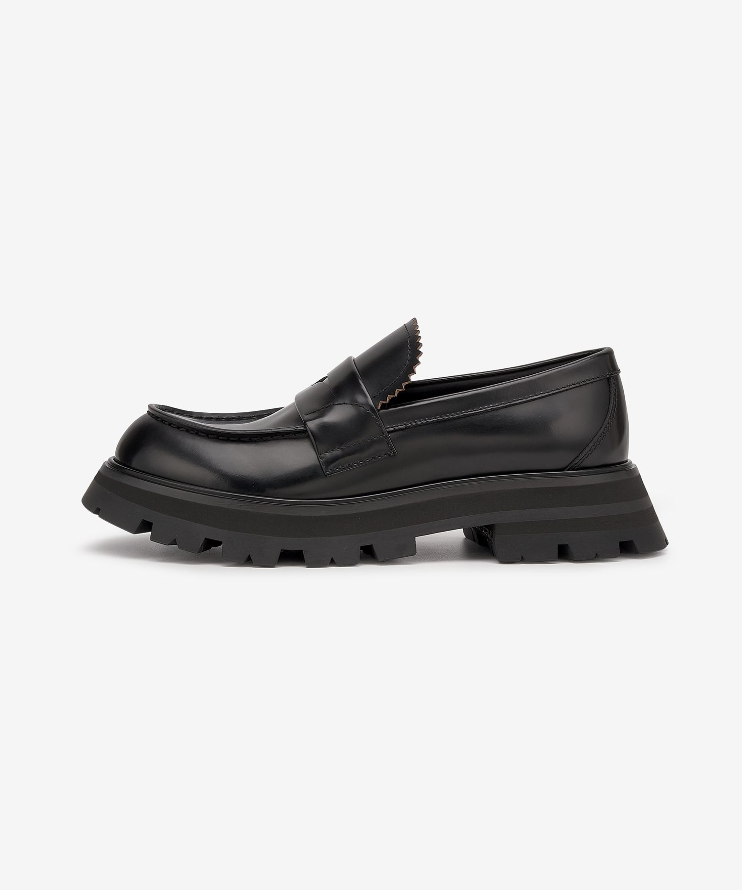MUSINSA公式 | ALEXANDER McQUEEN ワンダーローファー - ブラック 