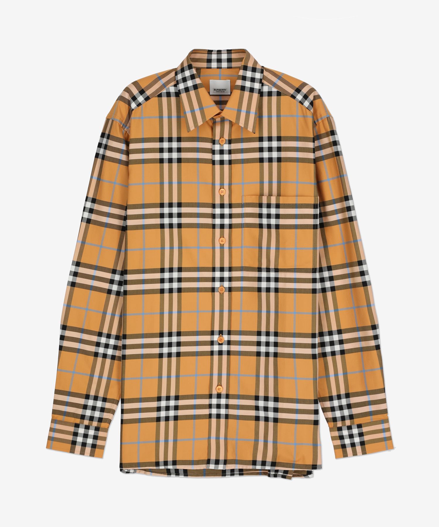 ■Burberry■ Checked Shirt Orange 8071523 8071523FW23 MUSINSA | BURBERRY Check Shirt - Orange / 8071523