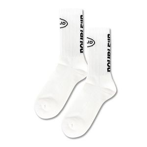 세로 로고 크루 삭스(블랙)