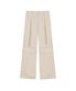 86-IRO269 모노톤 파라슈트 와이드 팬츠 아이보리