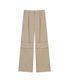 86-IRO269 모노톤 파라슈트 와이드 팬츠 라이트베이지