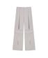 86-IRO269 모노톤 파라슈트 와이드 팬츠 라이트그레이