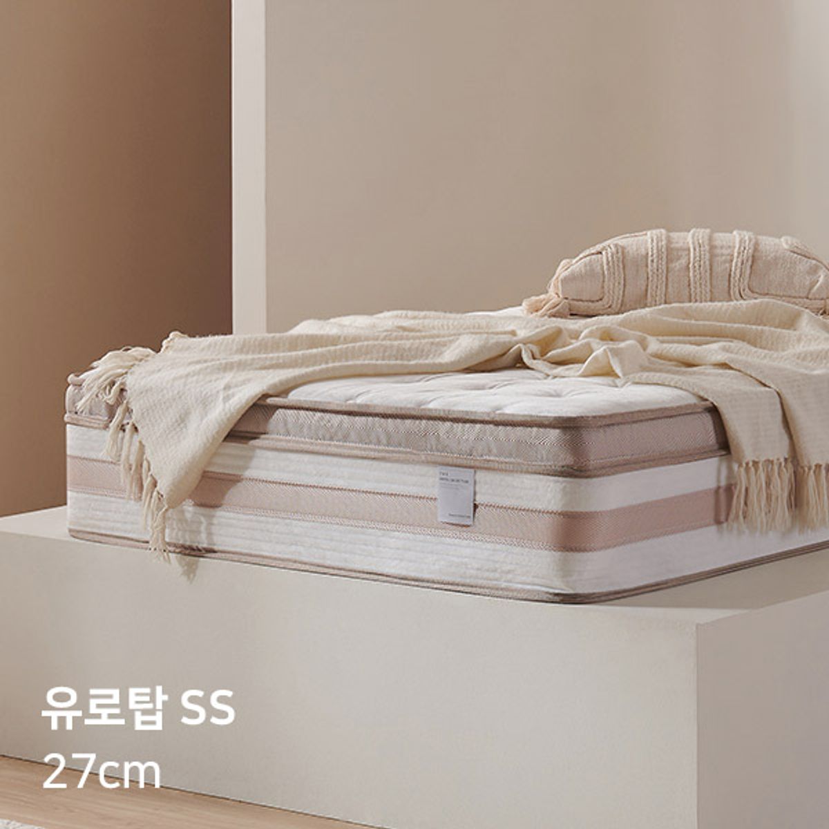 삼익가구(SAMICK) 모어딥 탄탄한 27cm 퍼펙트 스프링 유로탑 매트리스(슈퍼싱글)