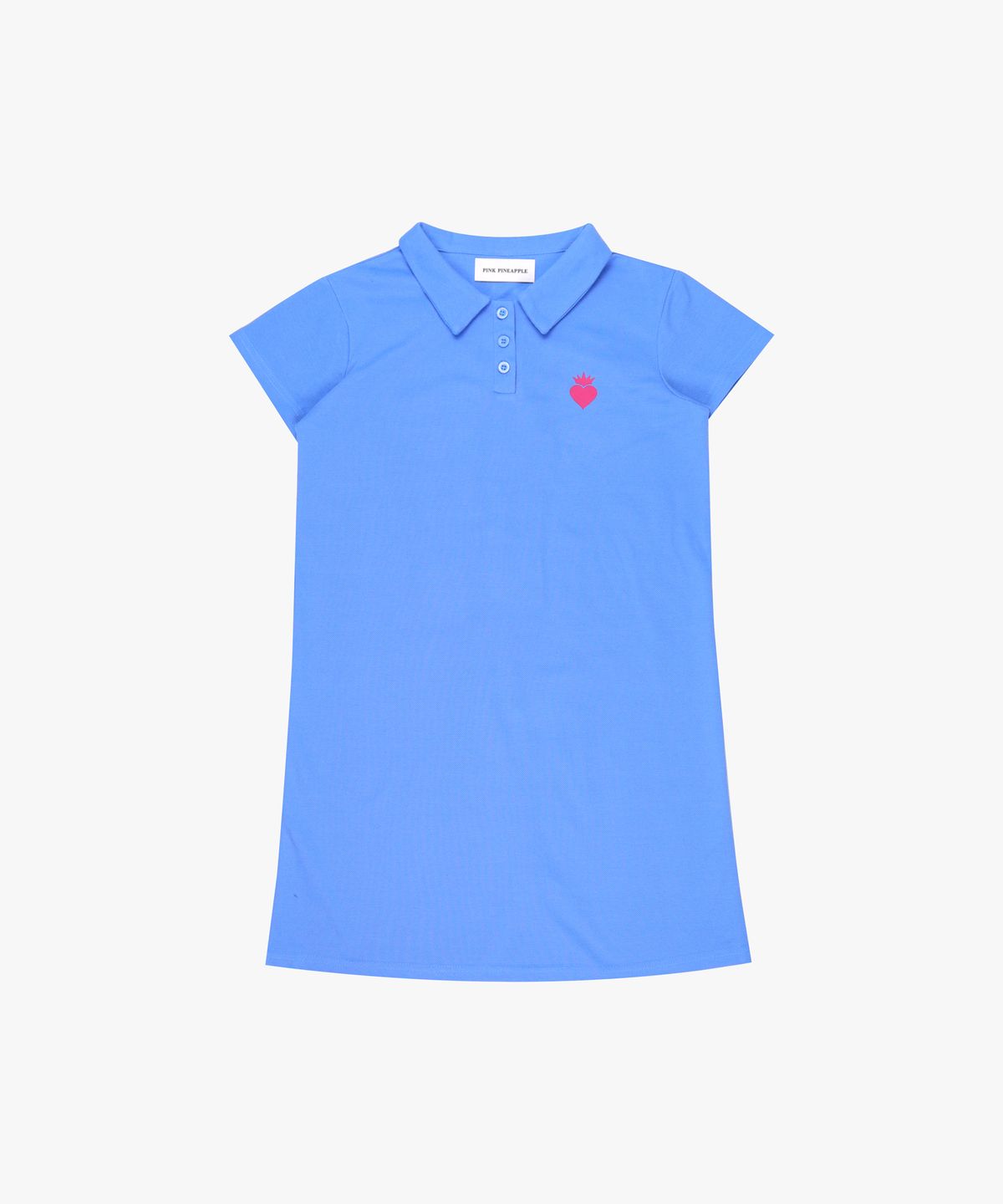 핑크파인애플(PINK PINEAPPLE) HEART PIQUE OPS_BLUE