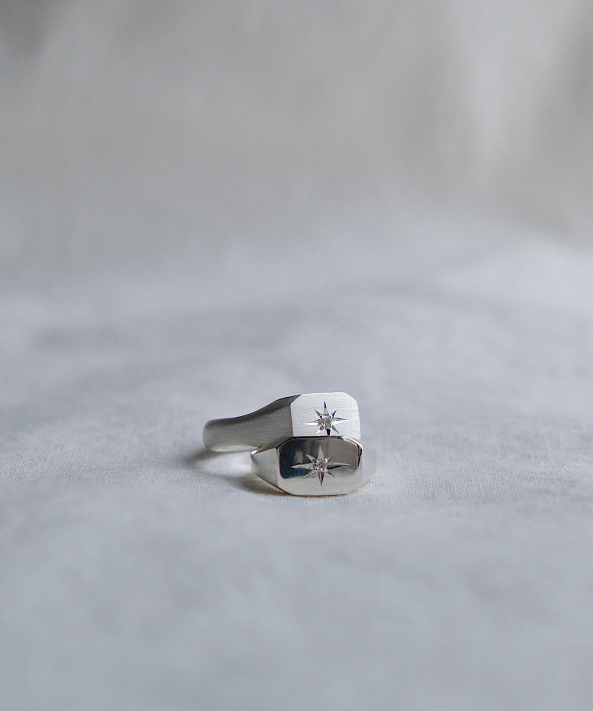 티에드(TIEDE) Starlight Ring(2types) 별조각반지