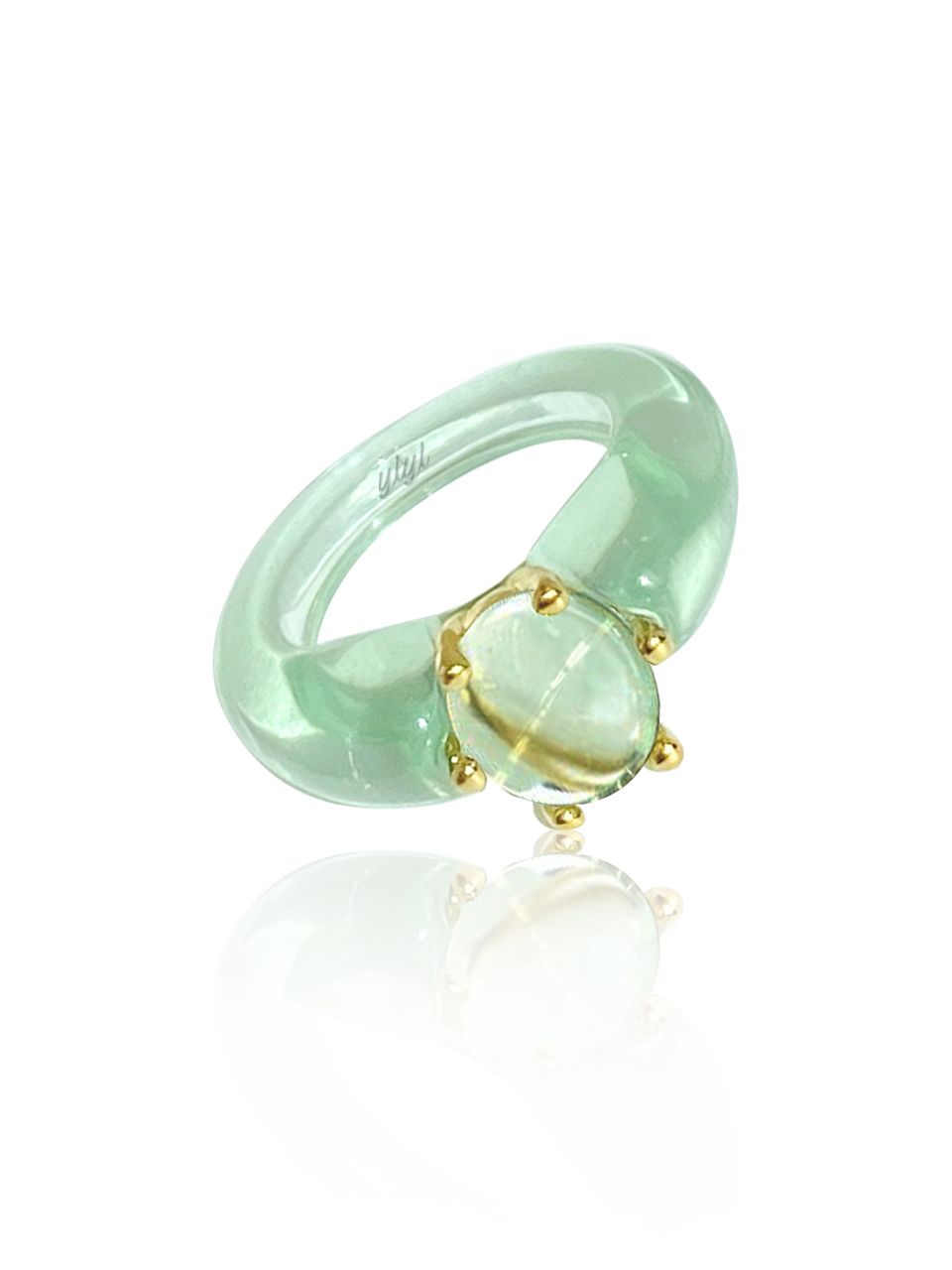 MUSINSA | YOUNGLY YOUNGLEY Nonna ring - EMERALD