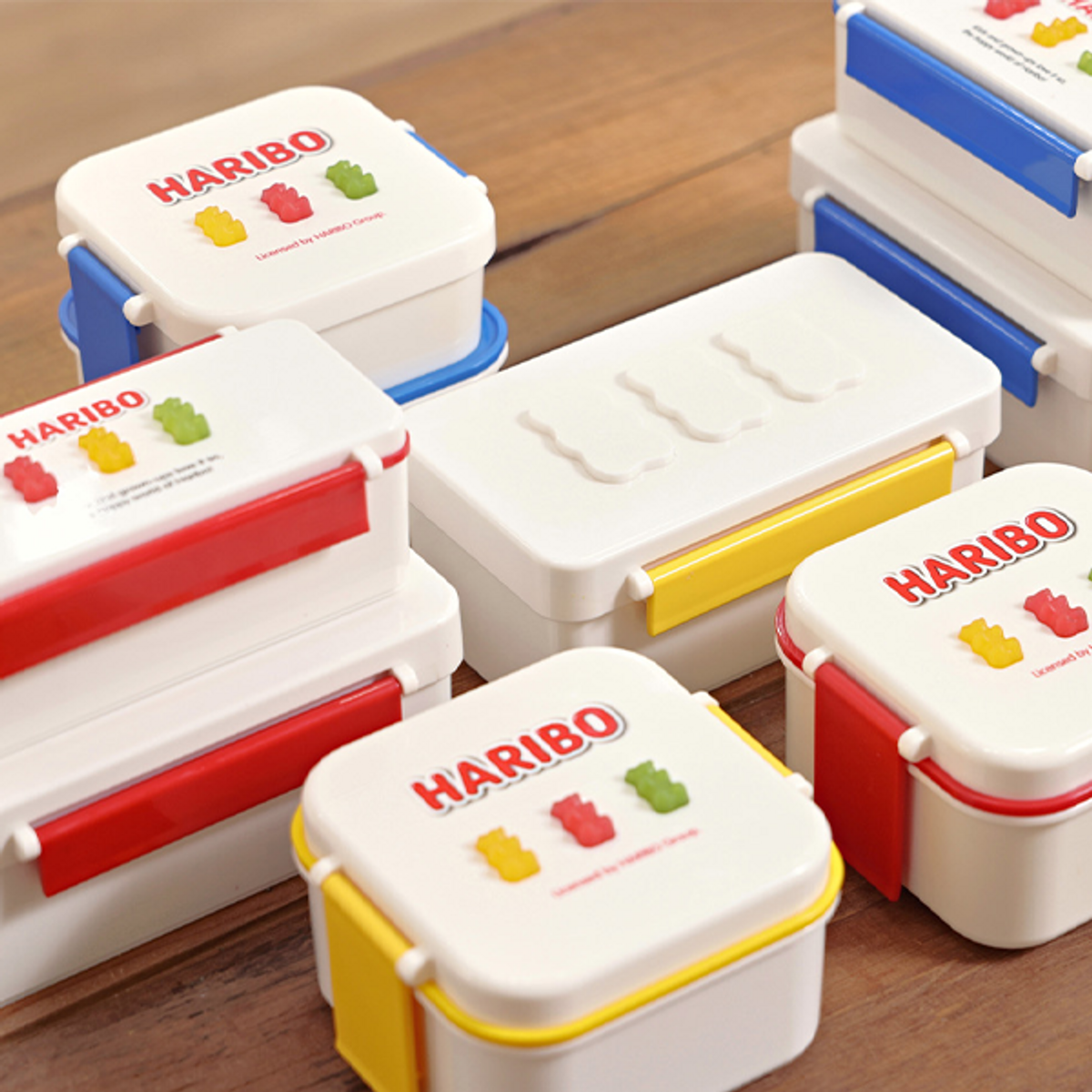하리보(HARIBO) 골드베렌 런치박스 세트 (직사각)
