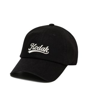 레터링 릴렉스핏 볼캡 BLACK