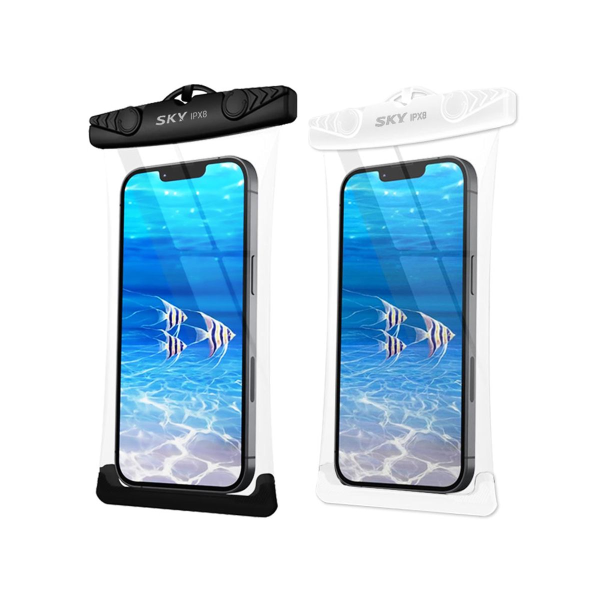 스카이(SKY) [2PACK]IPX8 4중잠금 360도 터치 스마트폰 방수팩