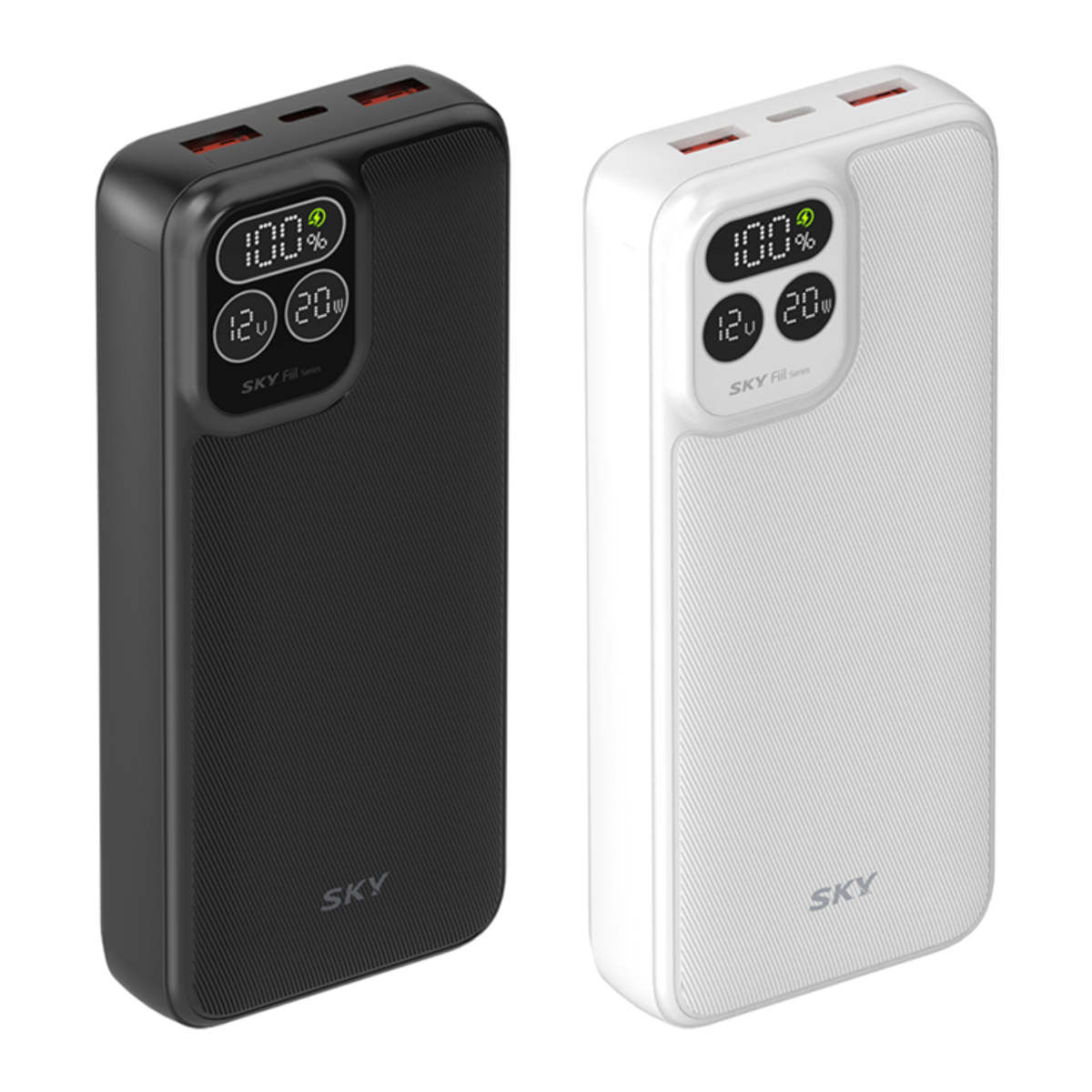 스카이(SKY) 필 PD20 22.5W 고속 충전 LCD 잔량표시 20000mAh 대용량 보조배터리