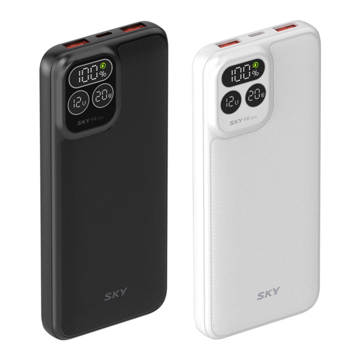 스카이(SKY) 20W 고속충전 LCD 보조배터리 10000mAh [배터리잔량 표시] PD10