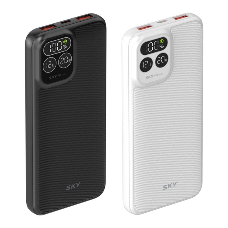 20W 고속충전 LCD 보조배터리 10000mAh [배터리잔량 표시] PD10